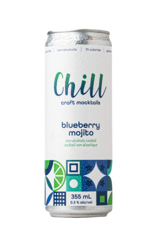 Chill Street (Non-Alcoholic) Blueberry Mojito